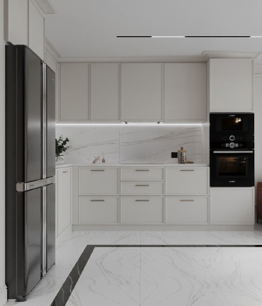 Кухонный гарнитур , 600x240х60 см, ЛДСП, белый