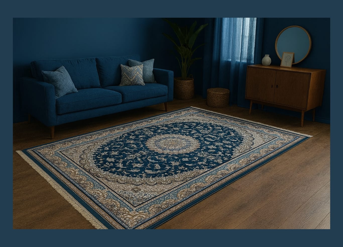 Ковер DAUT 300x500 см, длинный ворс, Казахстан