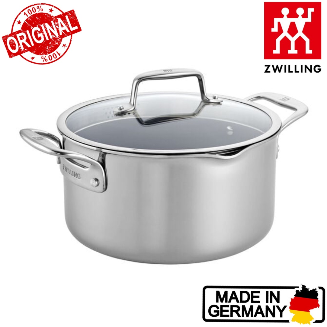 Кастрюля 6 л, ZWILLING Clad CFX 3-Ply 18/10 24 см сталь
