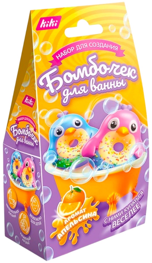 KiKi Набор для творчества Изготовление бомбочек «Бомбяшки» Пингвин BM001