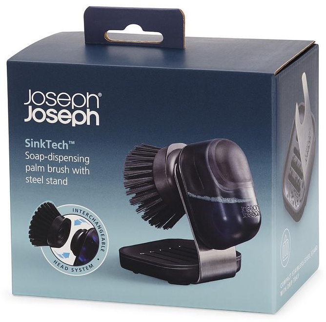 Щетка для посуды Joseph Joseph SinkTech 6500015 1 шт, пластик, нержавеющая сталь