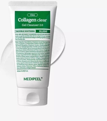 MEDI-PEEL Green Cica Collagen Clear 2.0 пенка 120 мл