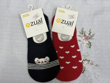 Следки ZUAL Zual005 2 пары мультиколор 9-11