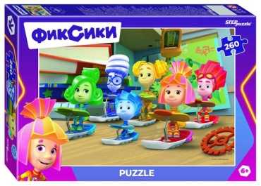 пазл 260 деталей Фиксики Новый сезон Аэроплан, Step Puzzle