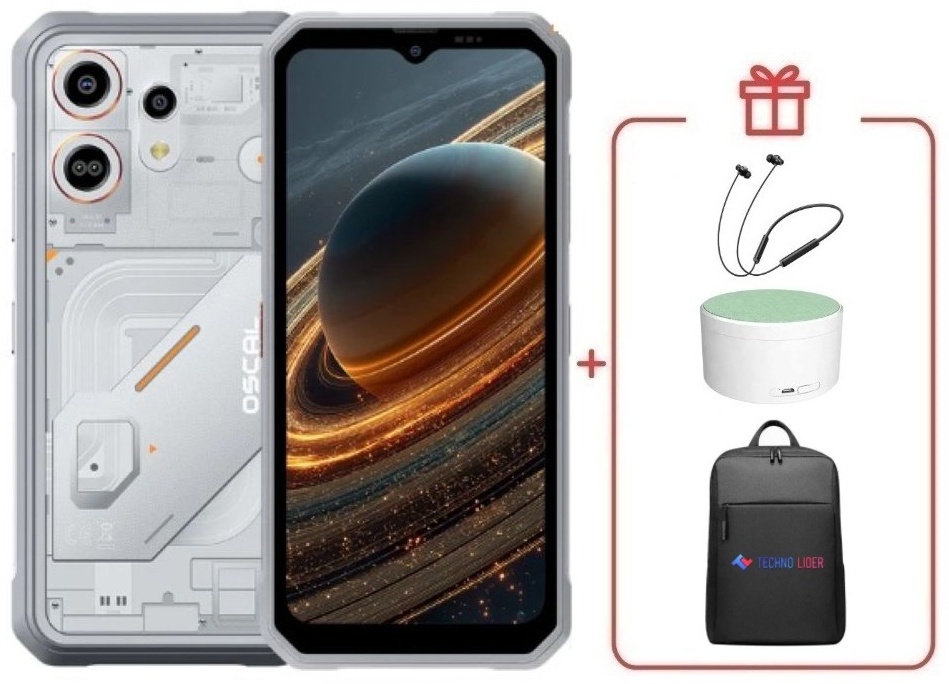 Смартфон OSCAL Marine 3 8 ГБ/128 ГБ серый + подарок