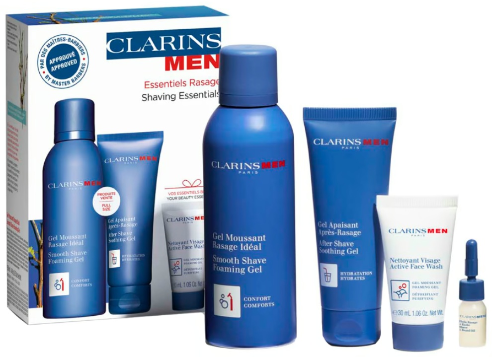 Clarins VALUE PACK LOYALTY CLARINSMEN BARBER набор по уходу за лицом для мужчин