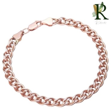 Raia 29851 длина 19 см, вес 3.55 г золото, плетение бисмарк