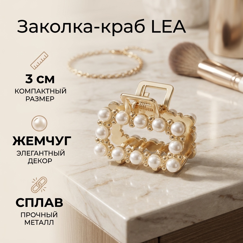 LEA заколка краб 1 шт