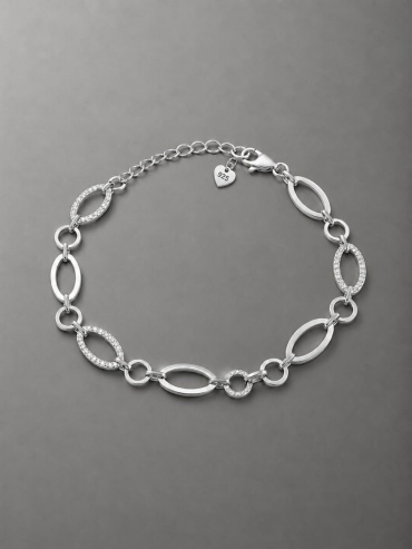 Silver Style 18-61 длина 18 см, вес 8.6 г серебро, плетение якорное