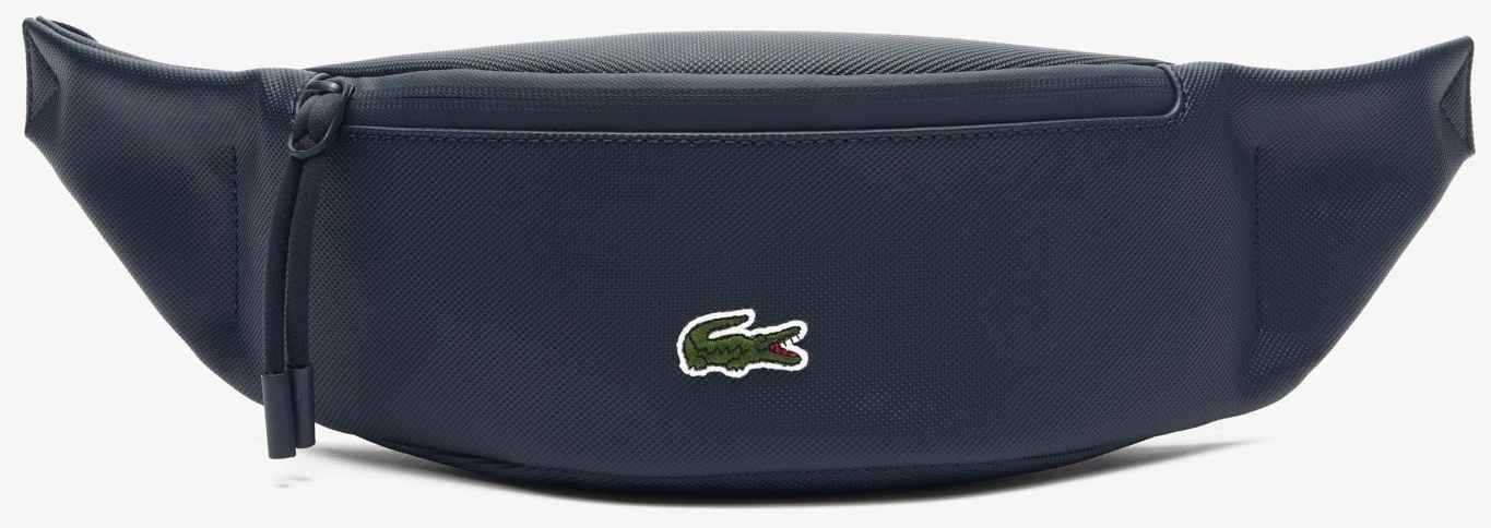Сумка поясная LACOSTE полиуретан темно-синий