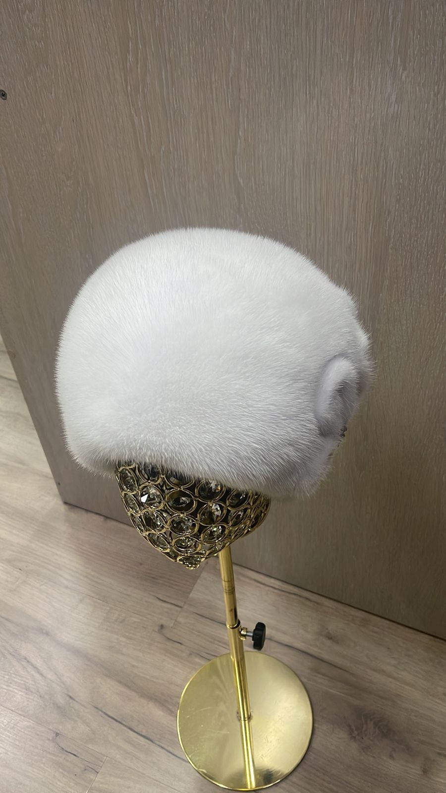 Берет SemiFur размер 55, 56, 57, 58, белый