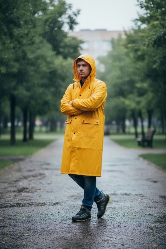 Дождевик Spets.kz желтый