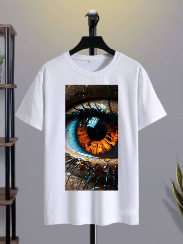 Футболка TMH_TREND.KZ Глаз Eye белый