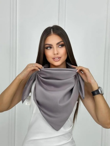 Комплект Family Scarf shop размер универсальный, темно-серый