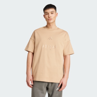 Футболка adidas песочный