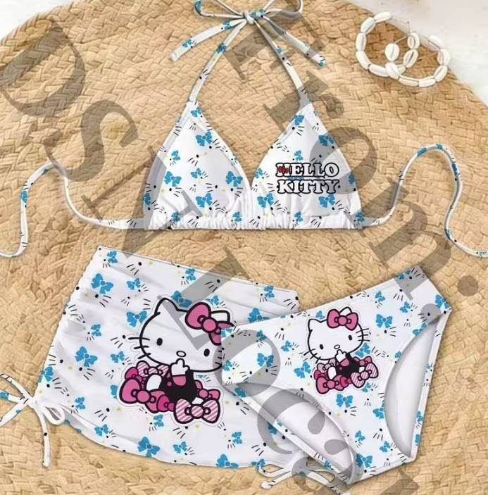 Раздельный купальник Hello Kitty мультиколор