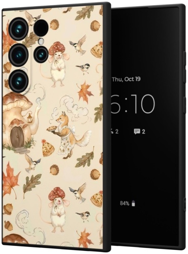 Чехол Mcover для Samsung Galaxy S24 Ultra рисунок