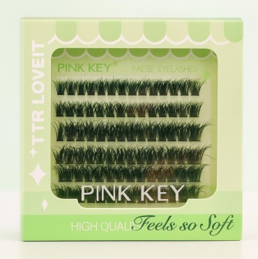 Pink Key пучковые D 0.07 мм черный mix 8-14 мм