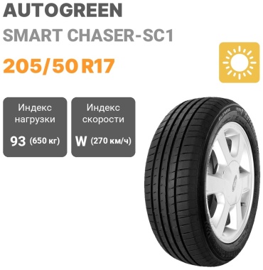 Autogreen Smart Chaser-SC1 205/50 R17 93 W