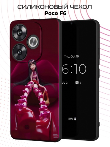 Чехол для POCO F6 рисунок