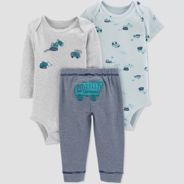 Комплект carters love голубой
