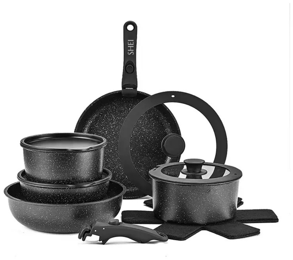 SHEI смешанный набор Detachable Cookwear Sets 11 в 1