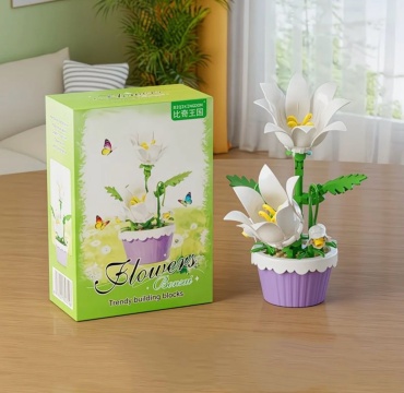 Конструктор Biqikingdom Flowers, деталей 75 шт