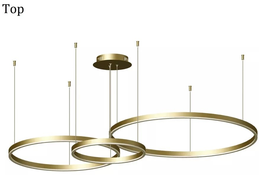 Люстра потолочная Kink Light LED, кол-во ламп: 3 шт