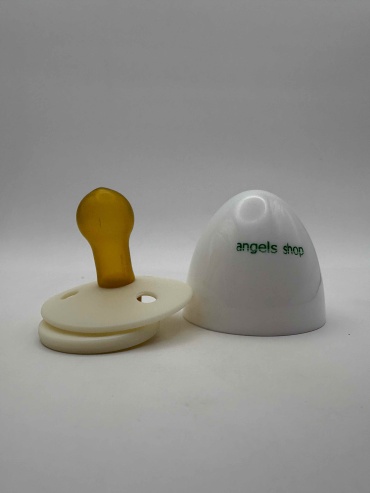 Пустышка angels shop 5555, 1 шт, белый
