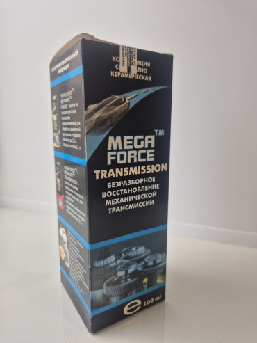 MEGA FORCE присадка 0254-002-73364431-2004 БЕЗРАЗБОРНОЕ ВОССТАНОВЛЕНИЕ МЕХАНИЧЕСКОЙ ТРАНСМИССИИ 0.1 л