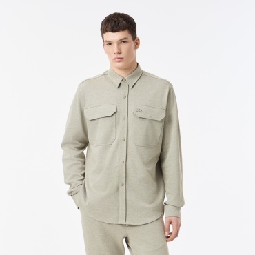 Рубашка прямая LACOSTE коричневый