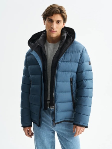 Пуховик Urban fashion for men серый