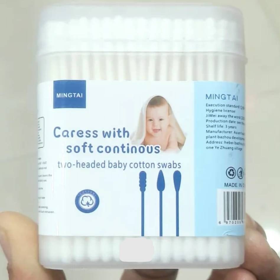 Ватные палочки Babyc cotton swabs 200 шт