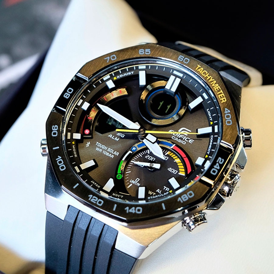 Кварцевые CASIO ECB-950MP-1ADF нержавеющая сталь