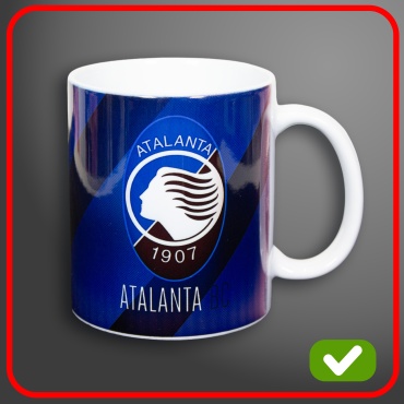 Кружка NUTRIX FC ATALANTA, 300 мл, керамика, 1 шт.