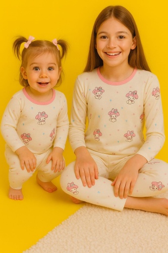 Пижама My Melody белый, бежевый