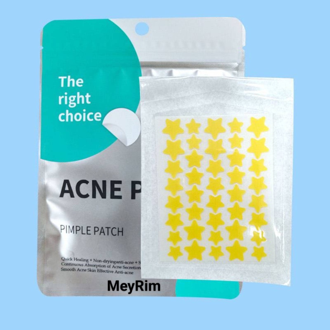 Патчи MeyRim точечные Pimple patch yellow star противовоспалительные 40 шт