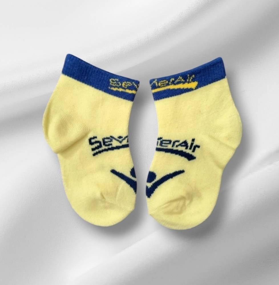 Носки 30307923_223291684 1 пара синий, желтый 4-8 лет