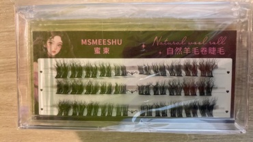 MSMEESHU накладные 5D C 0.05 мм черный 12 мм