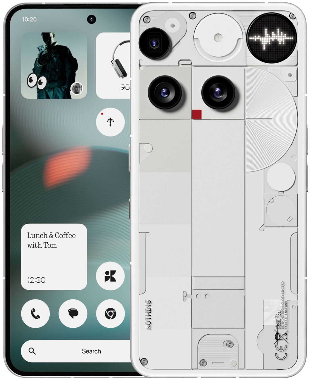 Смартфон NOTHING Phone (3) 16 ГБ/512 ГБ белый