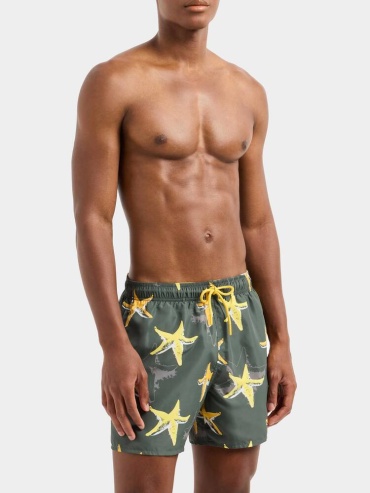 Шорты Emporio Armani зеленый