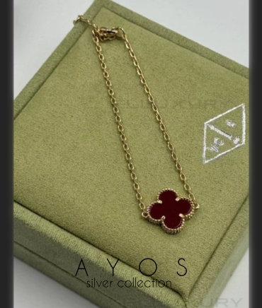 AYOS VC Silver Clever 925ORIGINAL длина 18 см, вес 2.1 г серебро, золото, плетение якорное