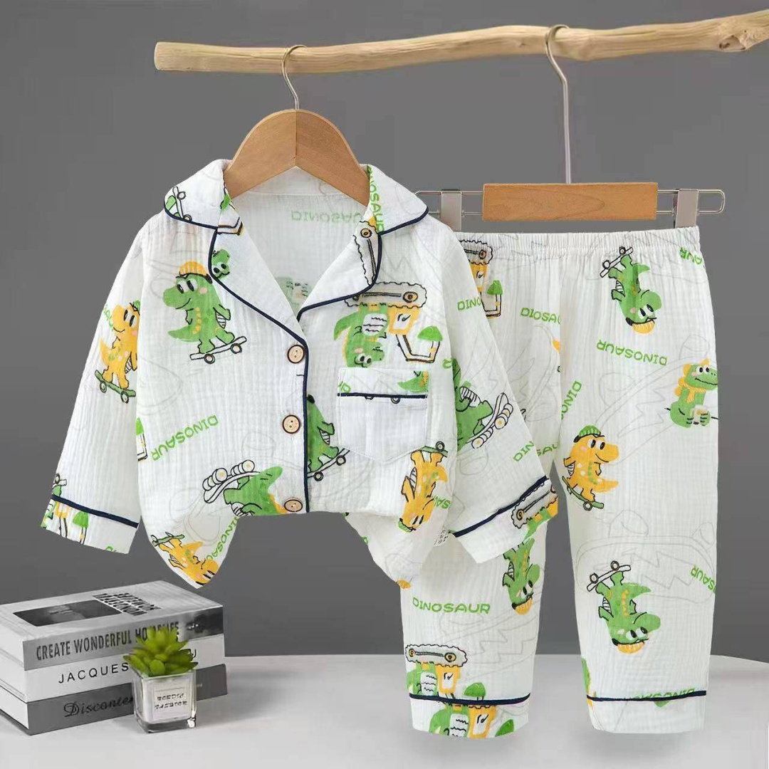Пижама Murat Baby белый, зеленый