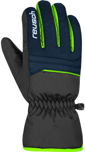 Перчатки Reusch размер 5 черный, зеленый