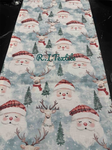 Дорожка на стол R.I.Textile 200x40 см, полиэстер, хлопок, дак, 1 шт