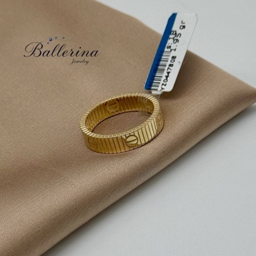 Кольцо Ballerina Jewelry K390 размер 18.5 вес 1.87 г золото, без вставок