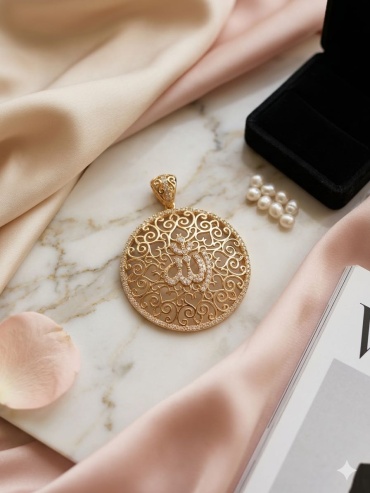 Подвеска ACCESSORIZE медицинская сталь, без вставок