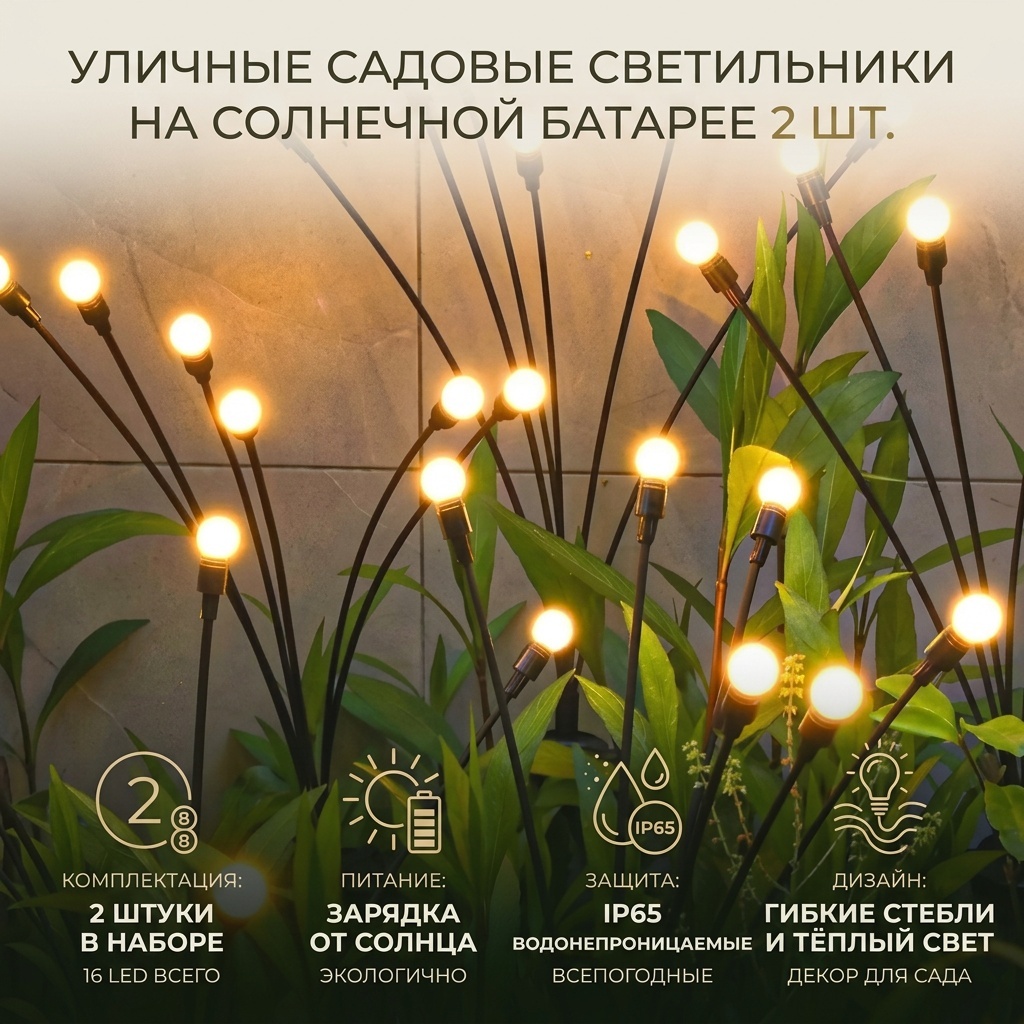 Уличный светильник грунтовый, наземный LED 1 Вт 70 см