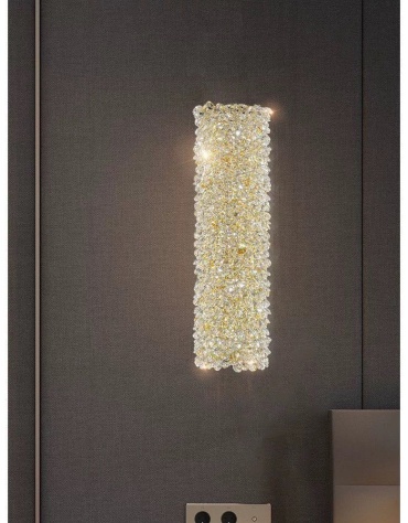 Бра настенный 3D PUZZLE LED, латунь