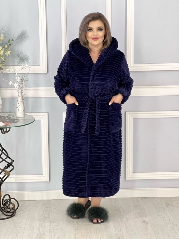 Махровый халат Milana мультиколор